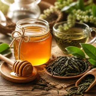 Trà xanh thảo mộc